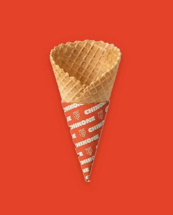 Waffelcone im Chikone-Cone-Papier